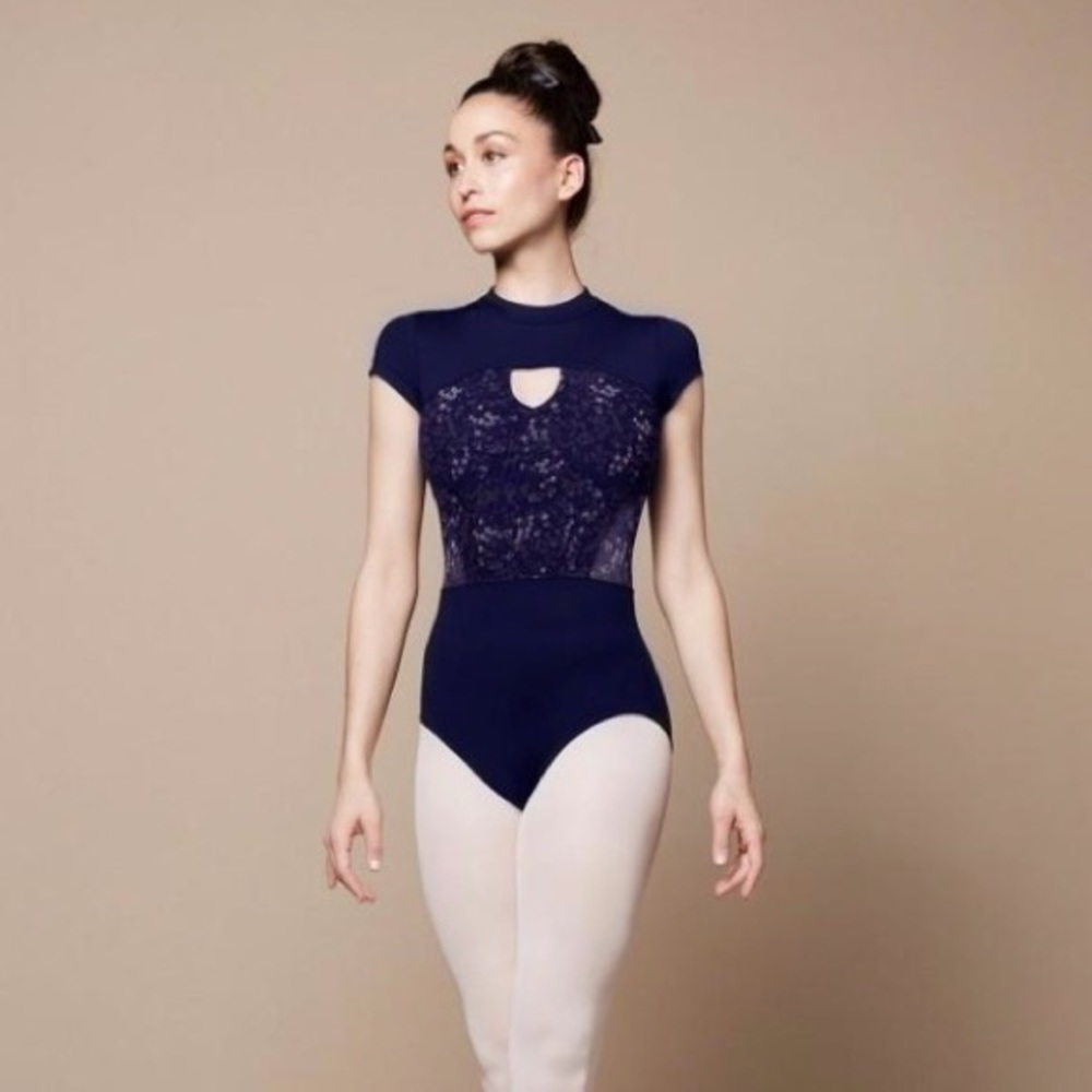 LAST CHANCE✨Bloch Cap Sleeve Leotard L9852B Small✨